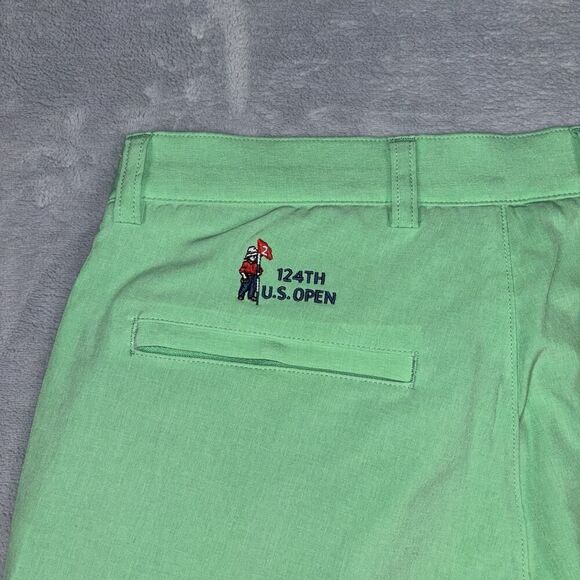 Peter Millar Shackleford Hybrid Golf Shorts Men’s Size 30 Green 124th U.S. Open - Picture 11 of 11